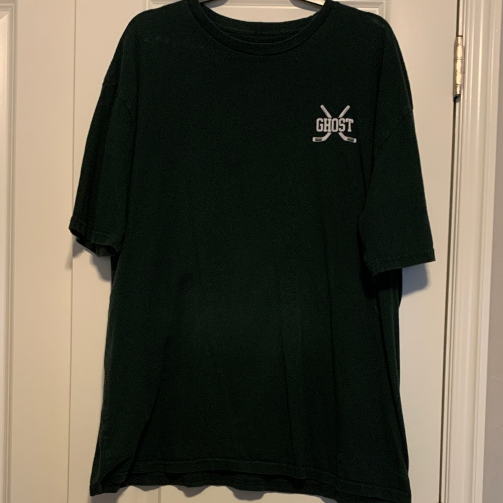 Ghost Dark Green Men's Tee, Sz 2X
GUC